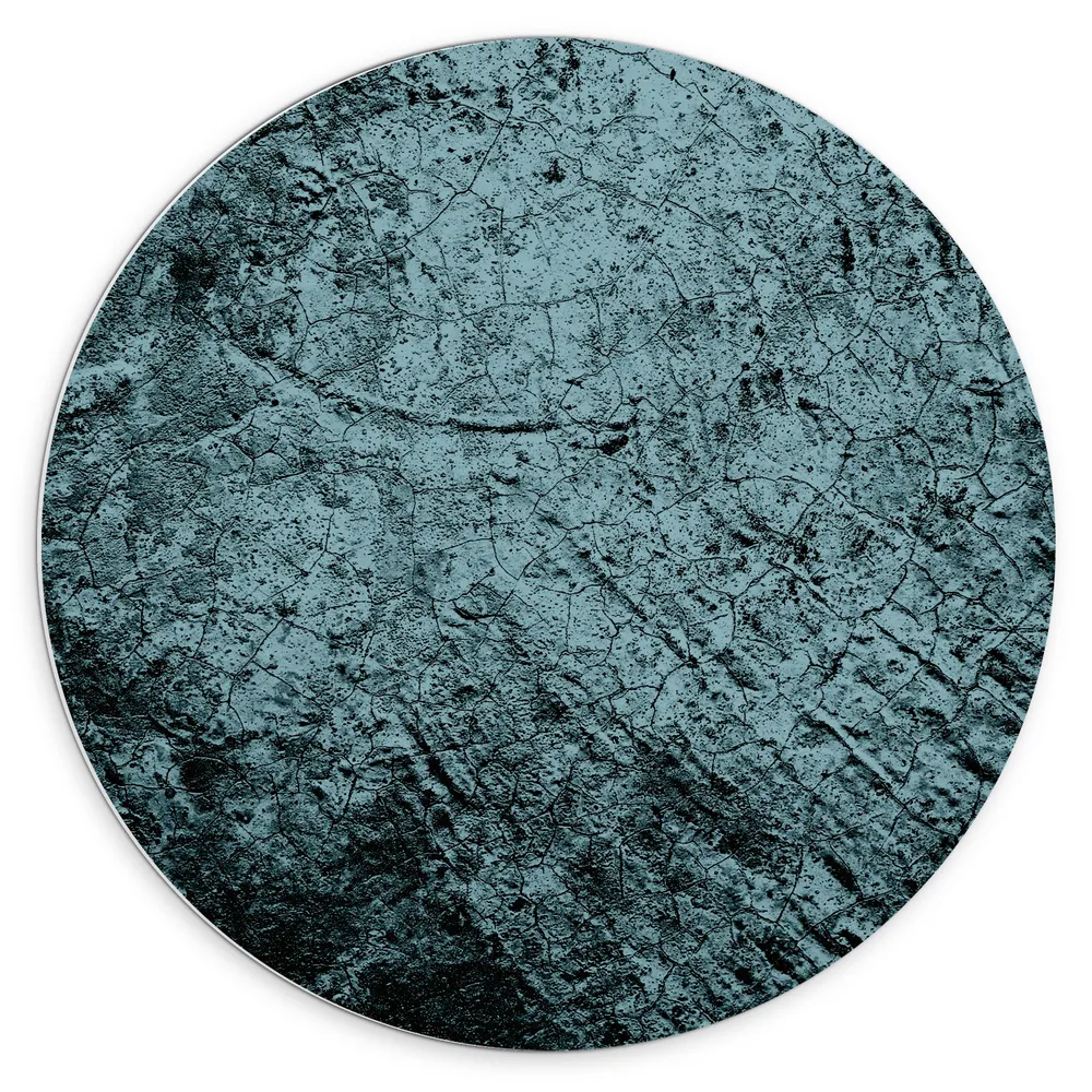 Dibond Muurcirkel - Textuur in Rots